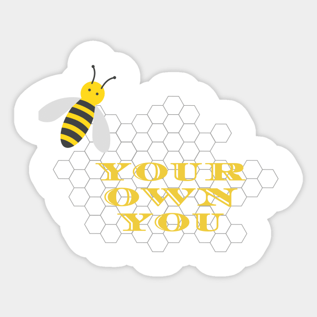 Bee You Sticker by A.Medley.Of.Things